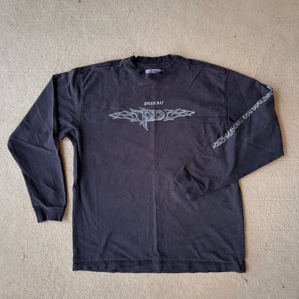 Vintage Y2K Green Bay Police Department Long Sleeve T-Shirt - Men’s XL